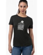 Supernatural Tricou din amestec de lana Preikestolen Cliffs - Negru