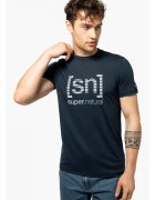 Supernatural Tricou din lana pentru barbati SN – Grid logo albastru - marimea