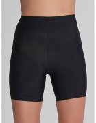Suwen Colanti scurti fara cusaturi cu model uni si efect modelator - Negru