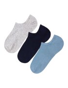 Suwen Set de sosete foarte scurte uni - 3 perechi
