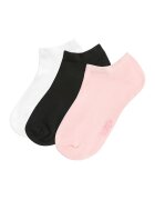 Suwen Set de sosete foarte scurte uni - 3 perechi