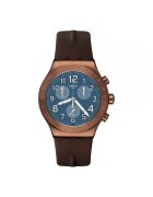 Swatch Ceas bărbați - Irony Vintage YVC100 - 43mm - inox - curea piele