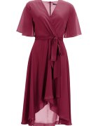 SWING Rochie dama 5AI10200 - Poliester - Visiniu