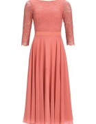 SWING Rochie dama 77761710 - Poliester - Coral - Coral