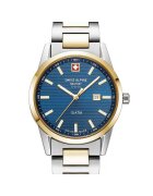 Swiss Military Swiss Alpine Military 7767.1145 Ladies Watch Argos two tone blue 34mm 10ATM