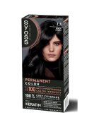 Syoss Vopsea de par permanenta Color Baseline 115 ml - Negru