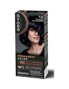 Syoss Vopsea de par permanenta Color Baseline 115 ml - Negru albastrui