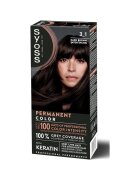 Syoss Vopsea de par permanenta Color Baseline 115 ml - Saten Inchis