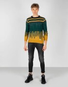 Takeshy Kurosawa Puloverul colorblock cu decolteu la baza gatului -