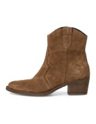 Tamaris Botine cowboy cu fermoar - Caramel