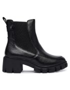 Tamaris Botine dama 003 1-25822-45 - piele naturala - negru - Negru