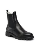 Tamaris Botine dama 303142582 - Piele naturala - Negru -