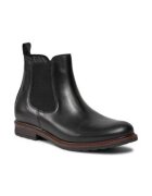 Tamaris Botine dama 303142605 - Piele naturala - Negru -