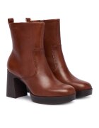 Tamaris Botine dama 311 - Piele naturala - Maro -