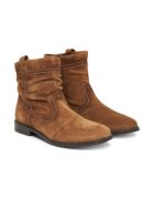 Tamaris Botine dama material piele naturala - maro