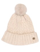 Tamaris Caciula dama Bitz Knit Beanie - Acril - Elastan - Poliester - Bej
