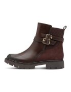 Tamaris Comfort Ghete de piele - Auriu/Maro cognac