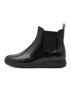 Tamaris Comfort Ghete uni de piele cu fermoar - Negru