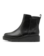 Tamaris Comfort Ghete wedge de piele - Negru