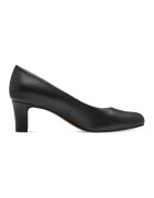 Tamaris Comfort Pantofi de piele ecologica cu toc masiv - Negru