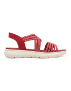 Tamaris Comfort Sandale uni cu benzi velcro - Rosu