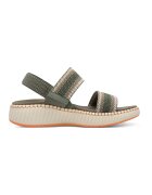 Tamaris Comfort Sandale uni cu platforma - Gri/Portocaliu