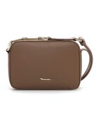 Tamaris Geanta crossbody piele ecologica cu logo - 46794 - Maro inchis - 14 -5x21x6