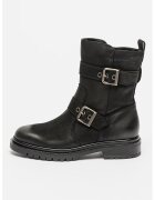 Tamaris Ghete biker din piele - Negru