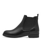 Tamaris Ghete Chelsea de piele ecologica - Negru