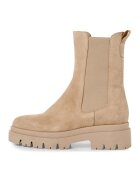 Tamaris Ghete Chelsea de piele intoarsa - Bej deschis