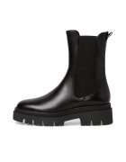 Tamaris Ghete Chelsea de piele intoarsa - Negru