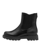 Tamaris Ghete Chelsea de piele - Negru