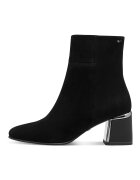 Tamaris Ghete de piele intoarsa cu toc - Negru