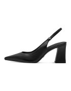 Tamaris Pantofi de piele cu varf ascutit - Negru