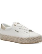 Tamaris Pantofi sport dama - Sintetic/Textil - Alb - Alb