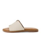 Tamaris Papuci de piele - Alb fildes