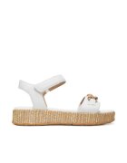 Tamaris Sandale dama - 8-88729-44 100 - Piele naturala - Alb
