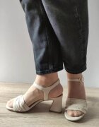Tamaris Sandale Elegante Dama 28005-42 Bej Ivory - Bej - Bej
