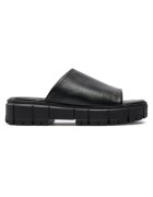 Tamaris Slapi - papuci - saboti dama 303724801 - Piele naturala - Negru