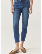 Tatuum Blugi crop slim-fit - Albastru melange