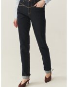 Tatuum Blugi slim-fit cu cusaturii contrastante - Portocaliu pal/Gri antracit