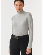 Tatuum Bluza cu guler inalt Goltika - Gri deschis melange
