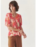 Tatuum Bluza cu imprimeu floral - Coral/Bej