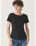 Tatuum Bluza din amestec de bumbac cu decolteu rotund - Negru