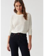 Tatuum Bluza din amestec de in Anabel - Alb