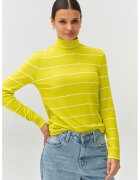 Tatuum Bluza striata cu model in dungi - Alb/Galben