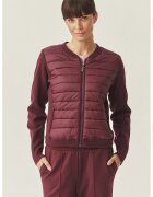 Tatuum Cardigan cu segmente matlasate - Violet pruna