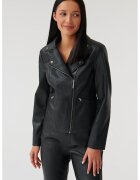 Tatuum Jacheta biker de piele ecologica Ramonesi - Negru