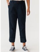Tatuum Pantaloni crop cu buzunare Erto - Bleumarin