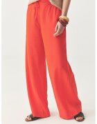 Tatuum Pantaloni cu croiala ampla si snur - Coral
